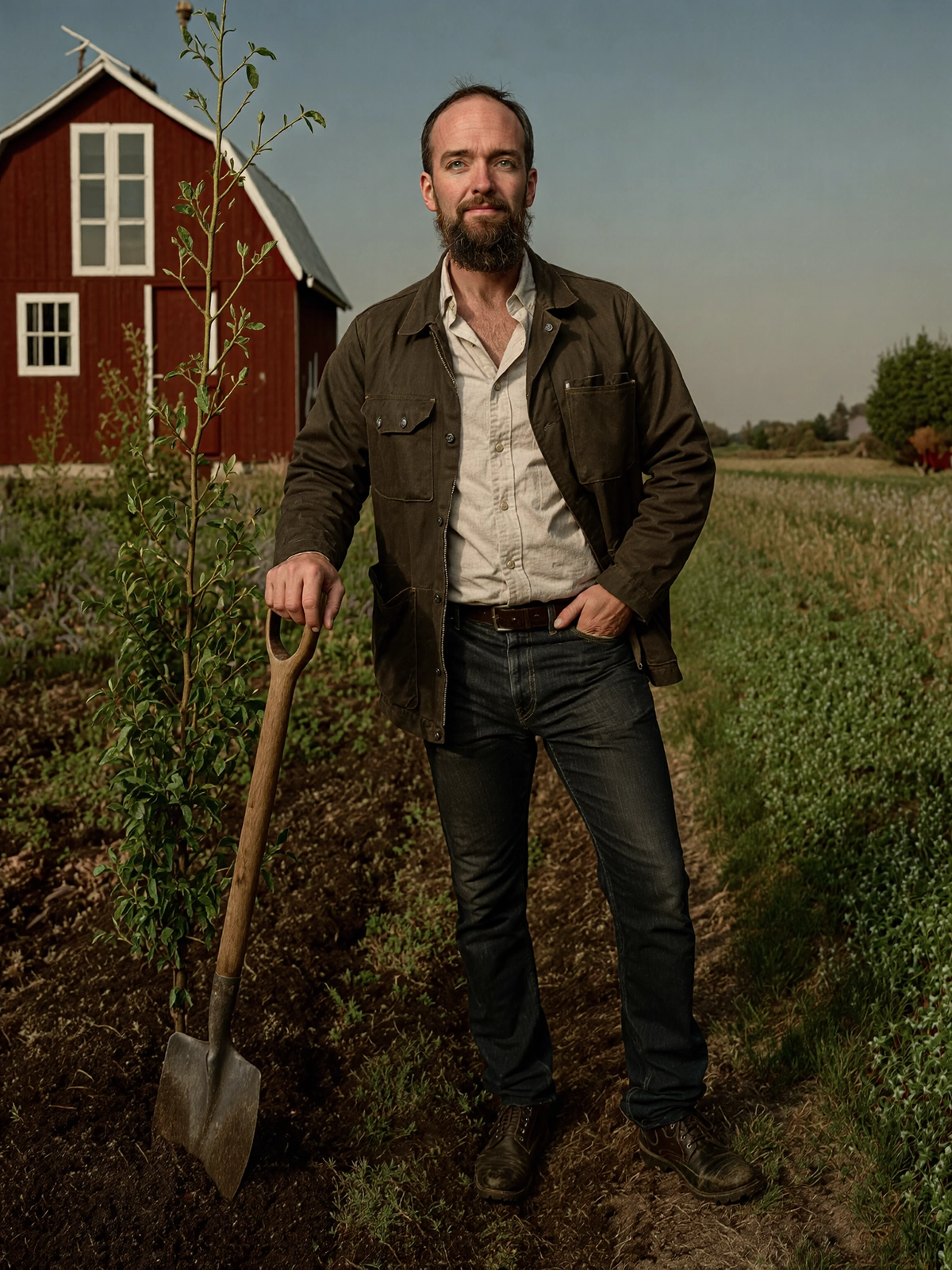 Diverse tree specimens growing at the preserve