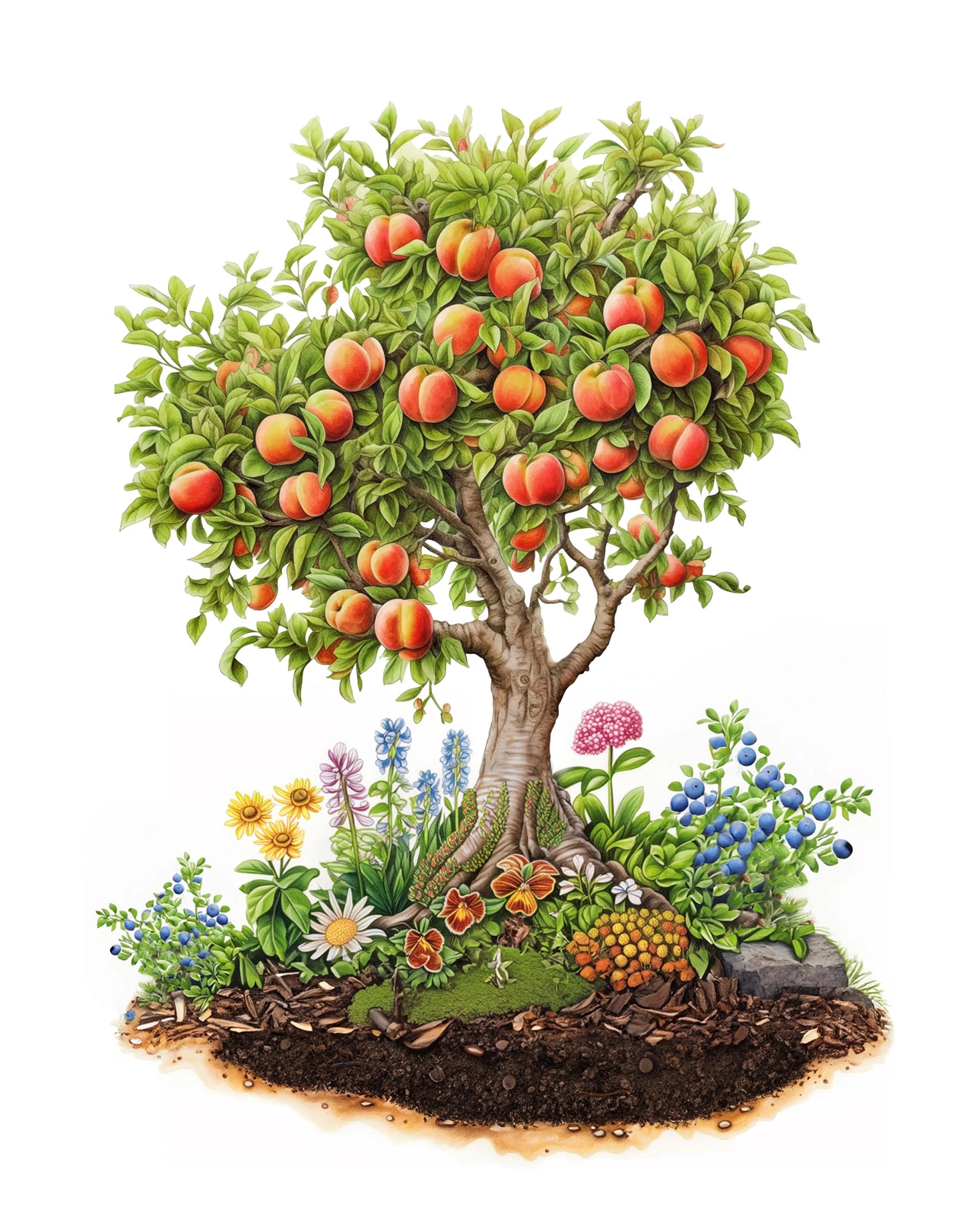 Walking paths through the preserve